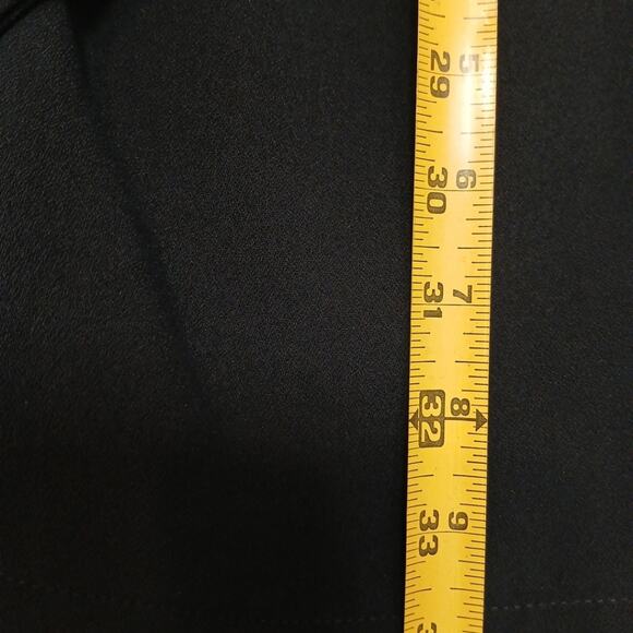 Standards & Practices Blazer Trench Sz 2X Navy Blue Long Coat Jacket Wrap Modern - Picture 12 of 15